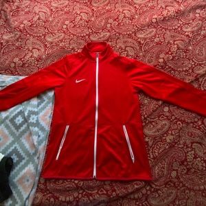 Red nike sweater